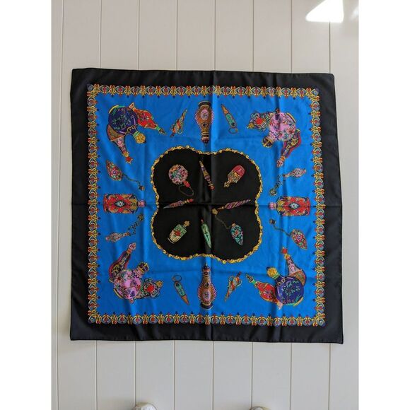 Art of the Scarf for Tie Rack Polyester Scarf - Vibrant Color Bottles Design - Picture 5 of 6